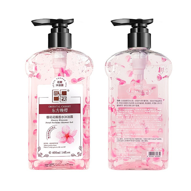 纤忆美  樱花花瓣香水沐浴露 400ml