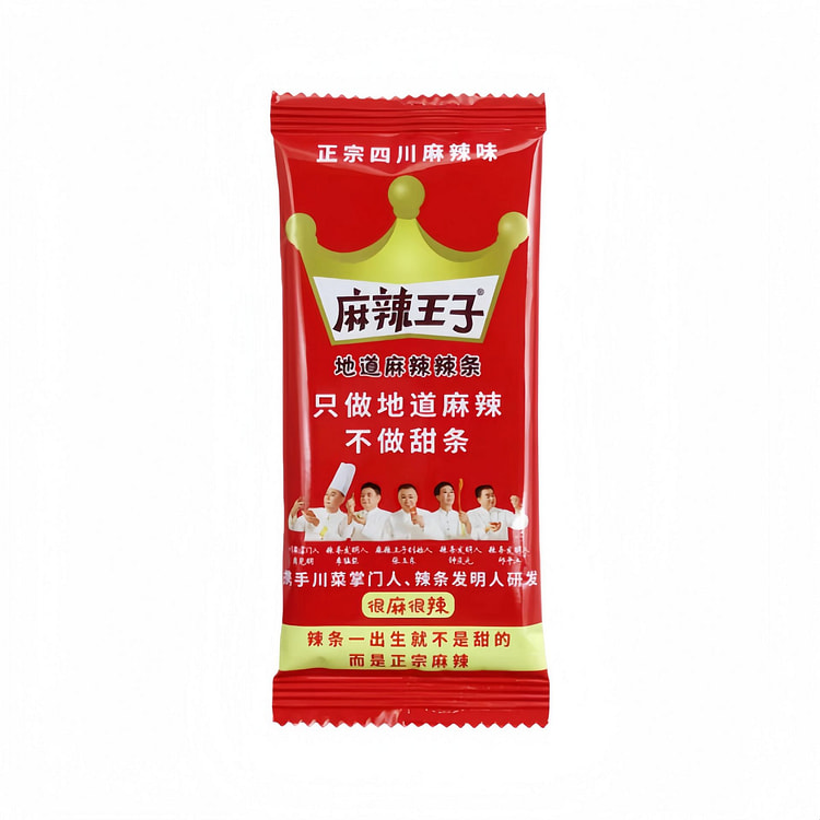 麻辣王子 地道麻辣辣条小包-很麻很辣 18g 1 包