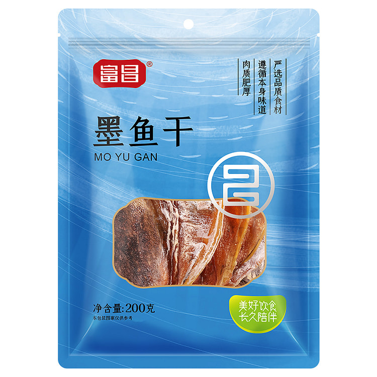 富昌墨鱼干乌贼干货吊晒煲汤大号200g*1袋