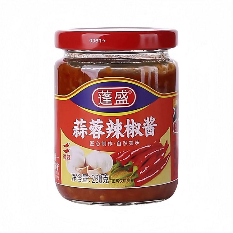 蓬盛  蒜蓉辣椒酱【微辣】230g 230 克