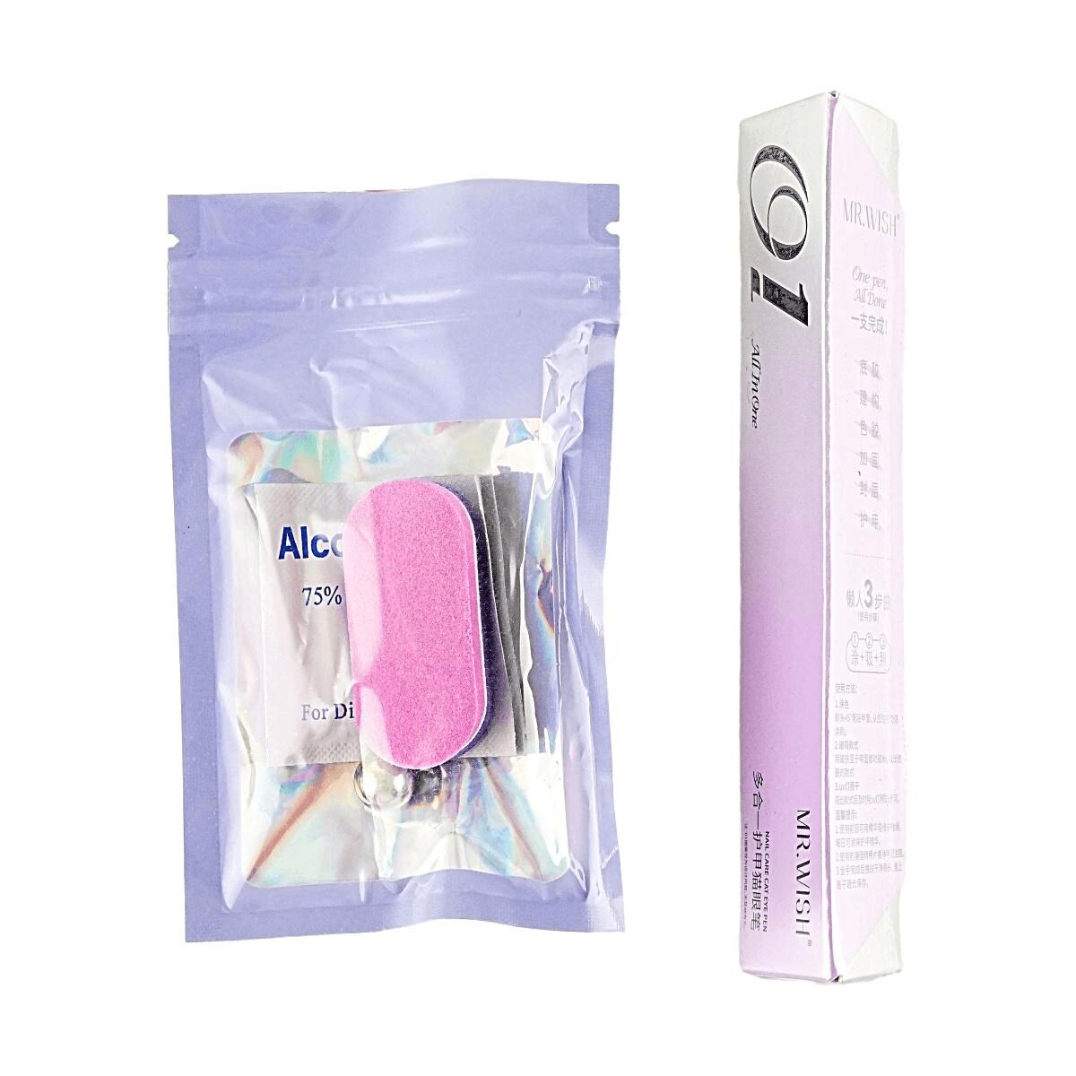 Mr.wish nail care cat eye pen #Ebony Rose 1 each - Weee!