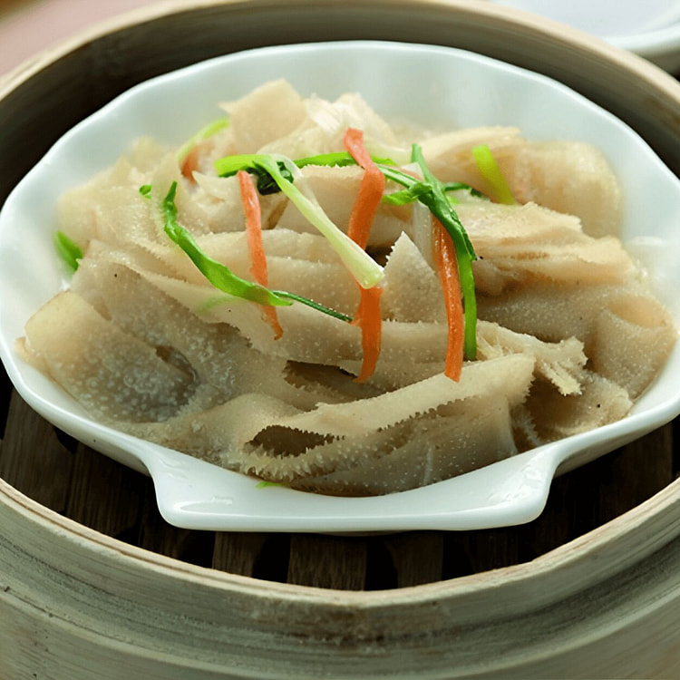 Beef Tripe with Ginger and Scallion