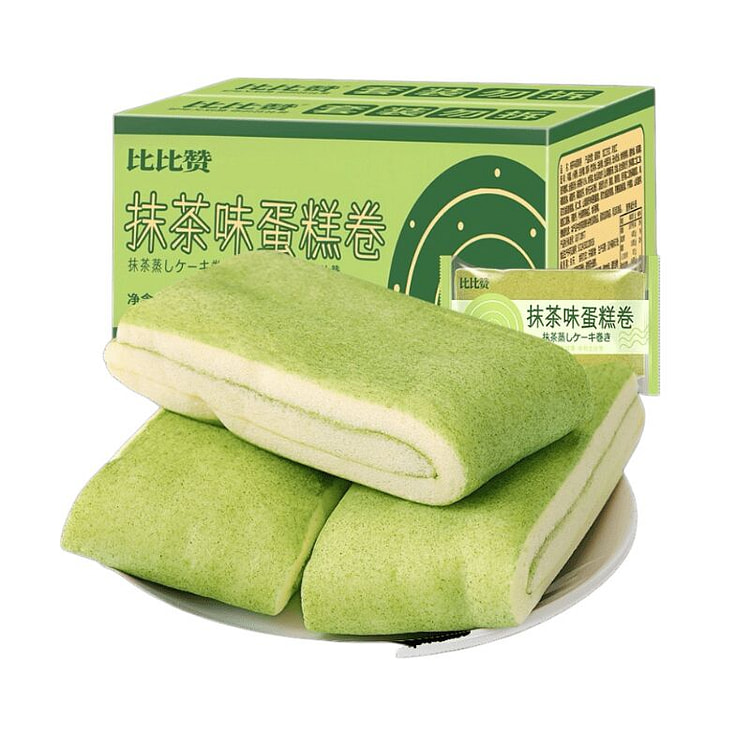 1 box of matcha towel roll bread