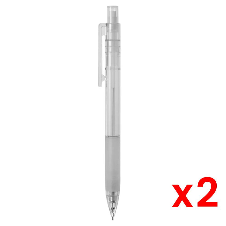 MUJI 聚碳酸酯橡胶握把自动铅笔0.5mm x2 1 个
