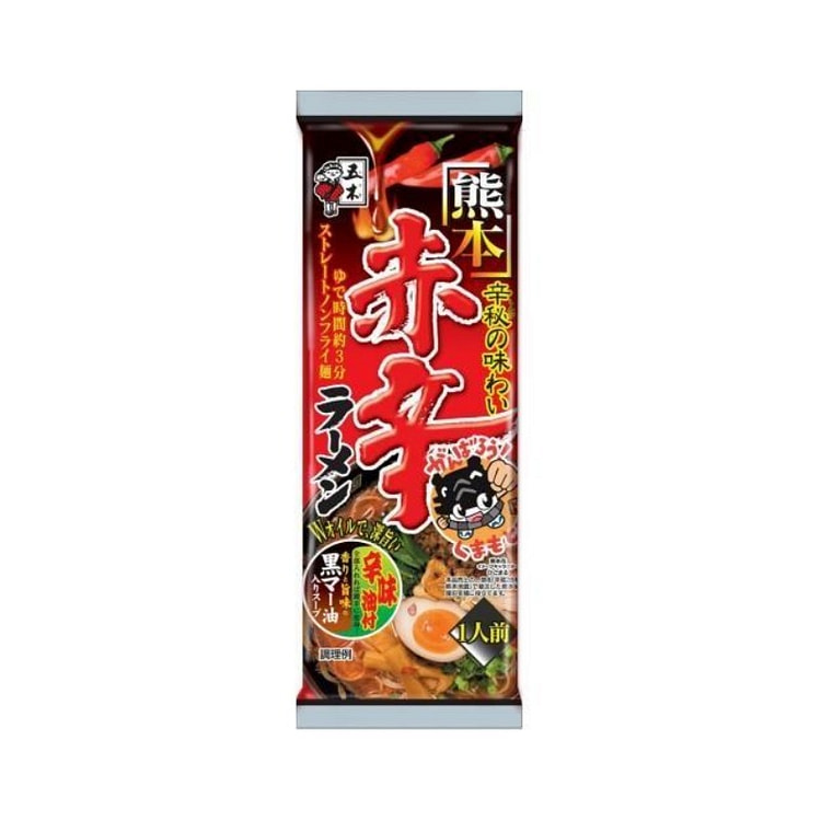 五木食品 熊本辣味拉面 速食干拉面 1人 120g