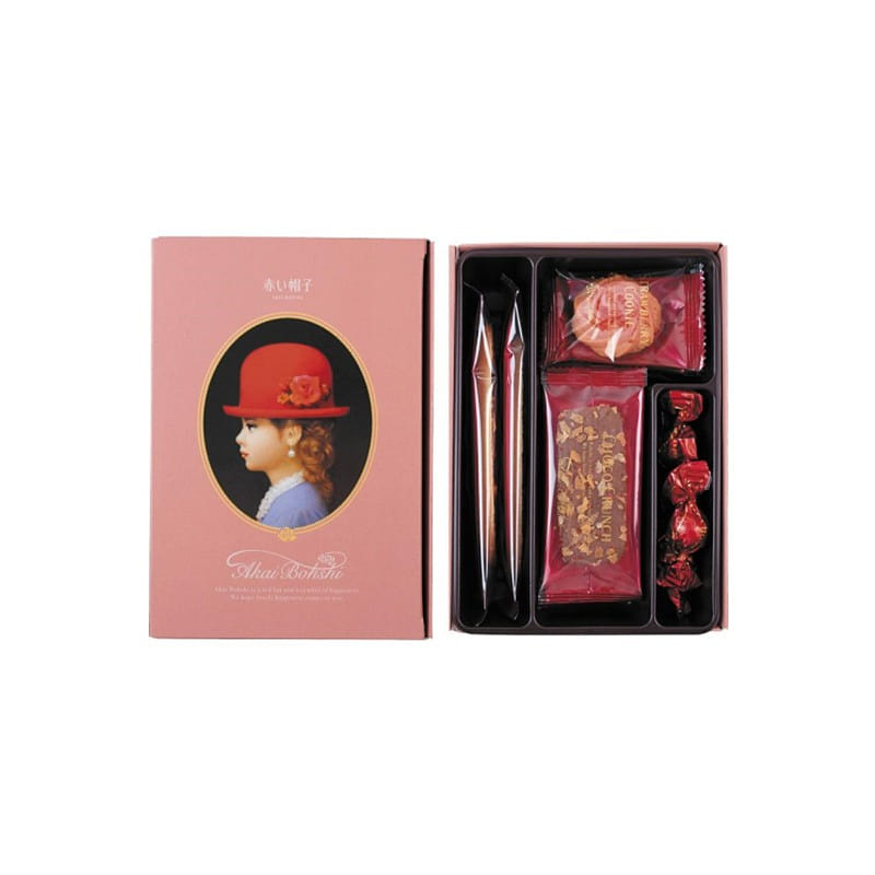 Akai Boushi Cookies 12 pieces in a paper box 1 box