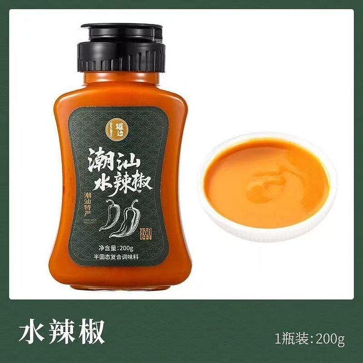 潮汕罐边水辣椒200g 1 瓶