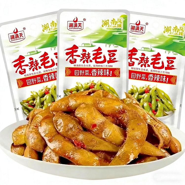 Xiang Mantian Marinated Edamame 28 g*5 pack