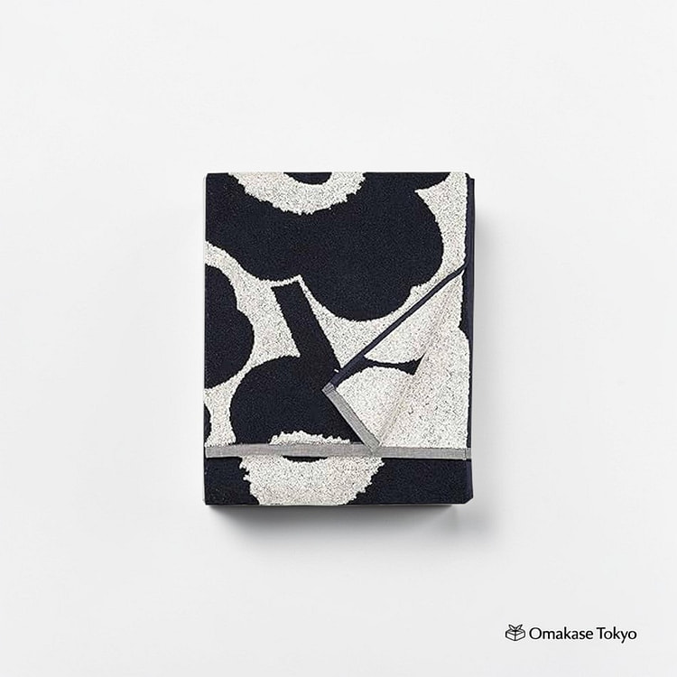 Marimekko Womens Bath Towel-Dark Blue Cotton 590 g