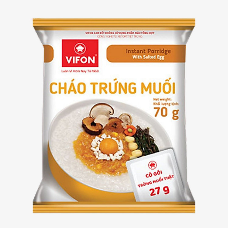 Cháo trứng muối VIFON  1 gói