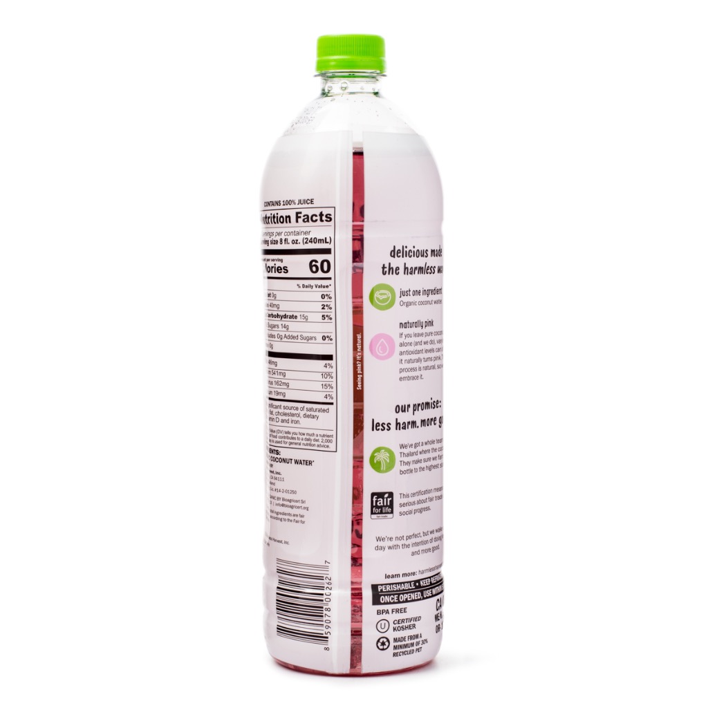 Harmless 有機ココナッツウォーター 32 fl.oz - Weee!