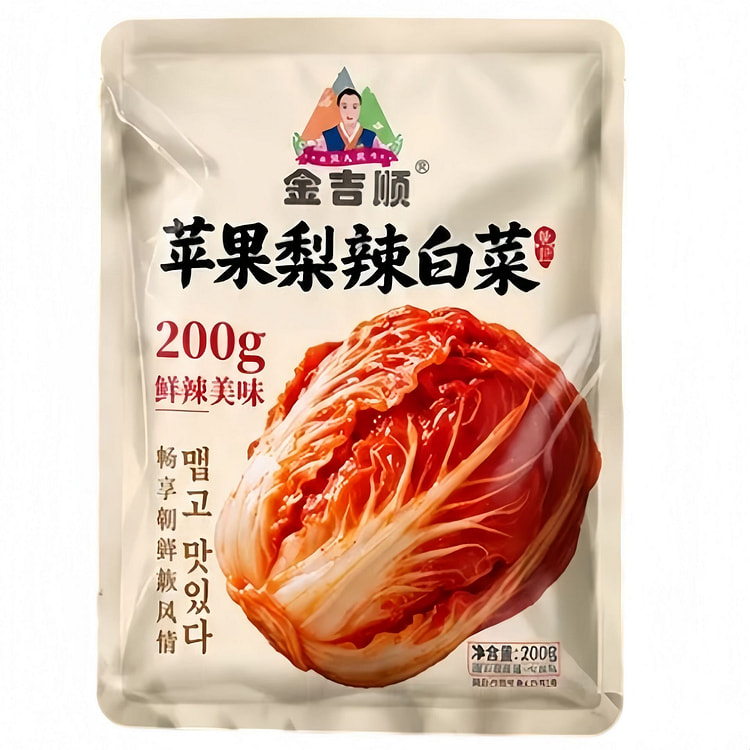 Jin Ji Soon Apple Pear Kimchi Pickled Vegetables K 200 g