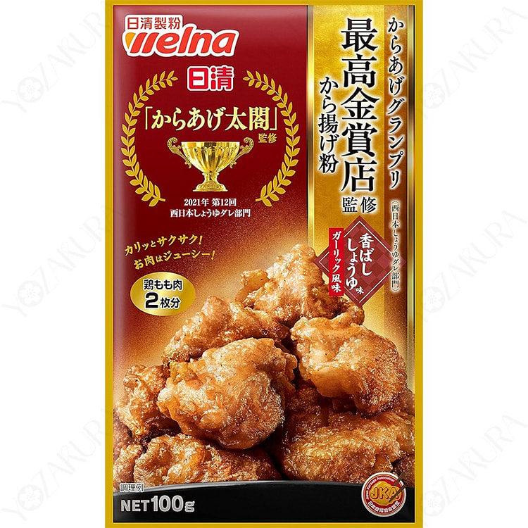 日清 炸鸡粉 酱油蒜香味 100克