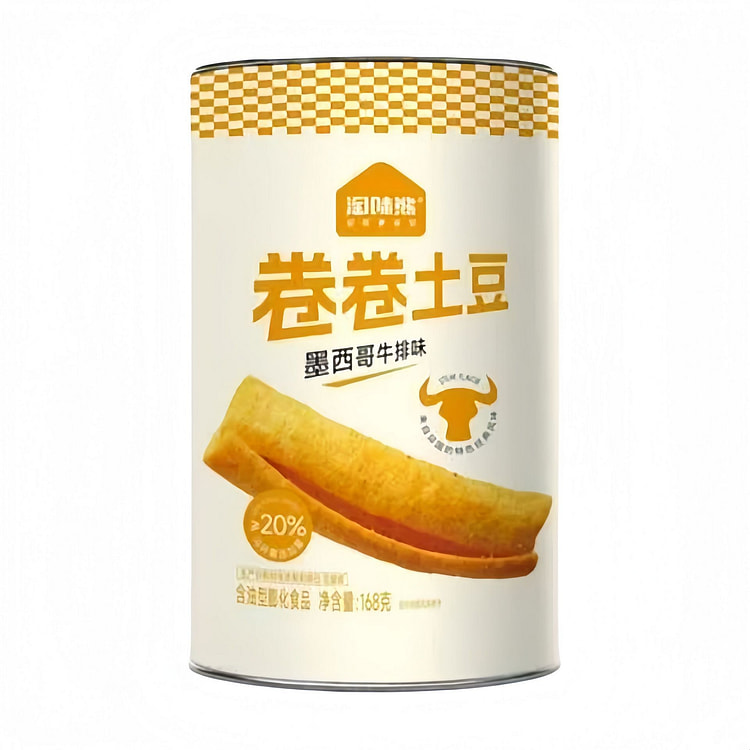 Roll Roll Potato Steak Flavor 168g*1 Can 168 g