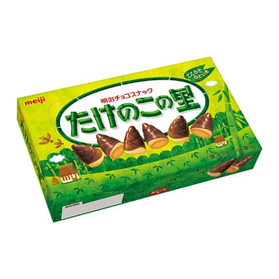 Meiji Bamboo Shoot Matcha Chocolate Biscuit 63g 1 each