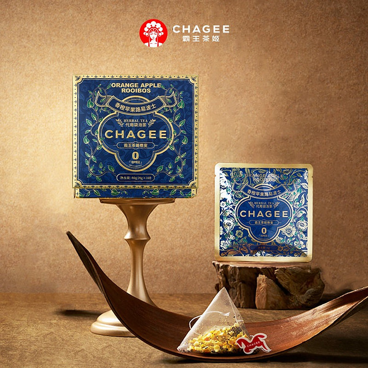CHAGEE霸王茶姬香橙苹果路易波士晚安茶40g 40 克