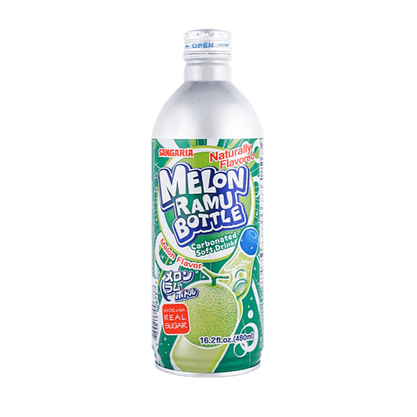 Sangaria Melon Ramu Bottle Fruit Soft Drink 16.2oz