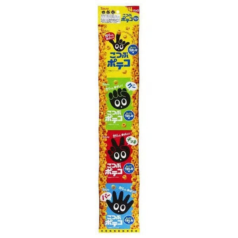 Tohato Kotsubu Potatoes Umashio 4-Pack (14g*4) 1 each