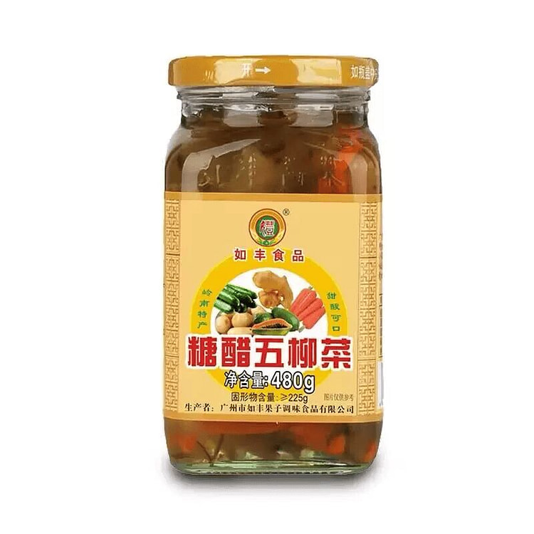 如丰 糖醋五柳菜480g1罐 480 克