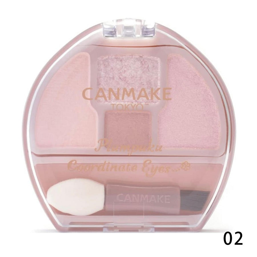 CANMAKE Plunpuku Corde Eyes Eye Shadow For Teardrop Bags 02 Sakura Plan Puku 1 count