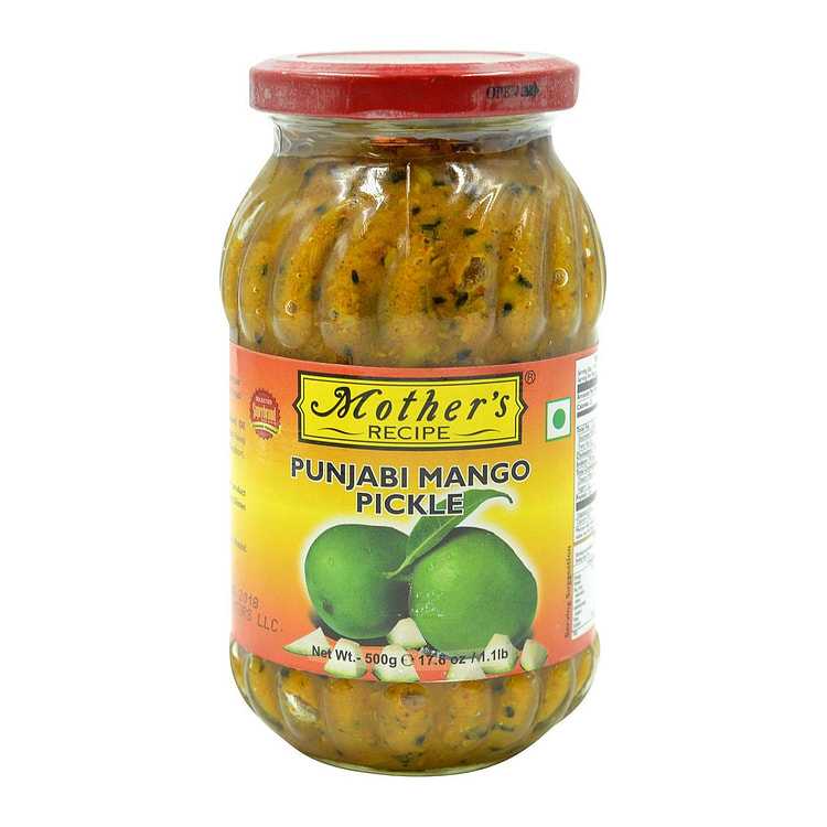 Mother's Recipe Punjabi Mango Pickle 500 Grams 17.6 oz