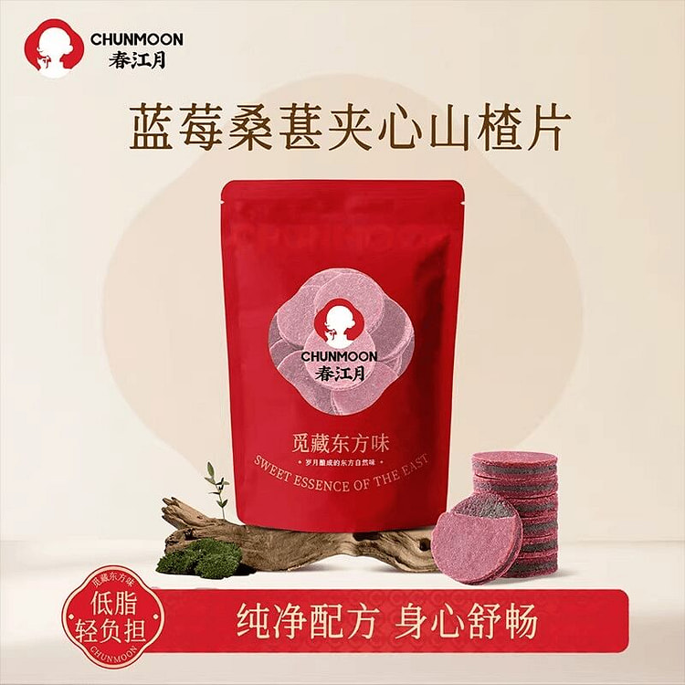 春江月·蓝莓夹心桑葚果片即食504g 504 克