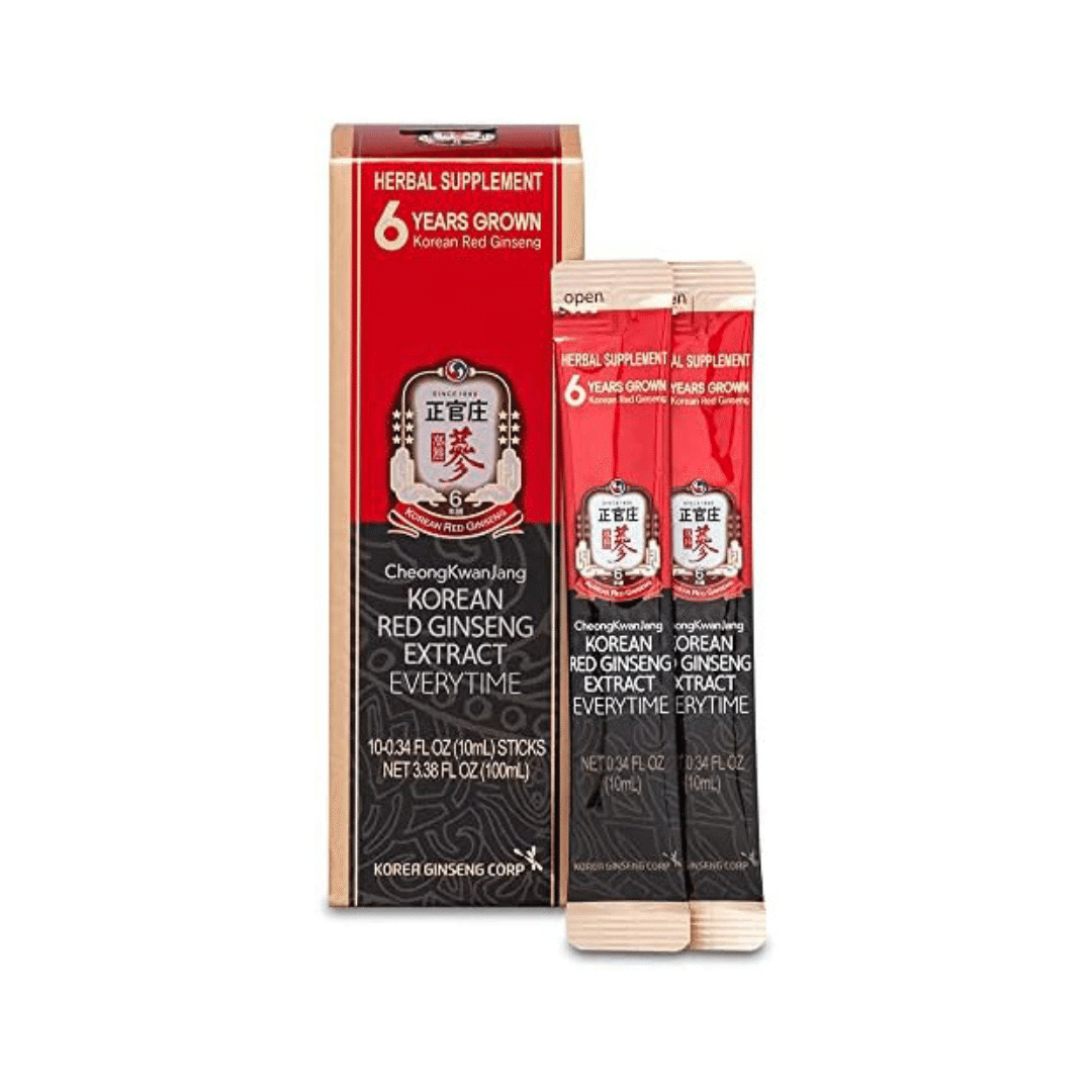 Jung Kwan Jang Korean Red Ginseng Everytime 3,000mg Extract, 10 Pack 10 개