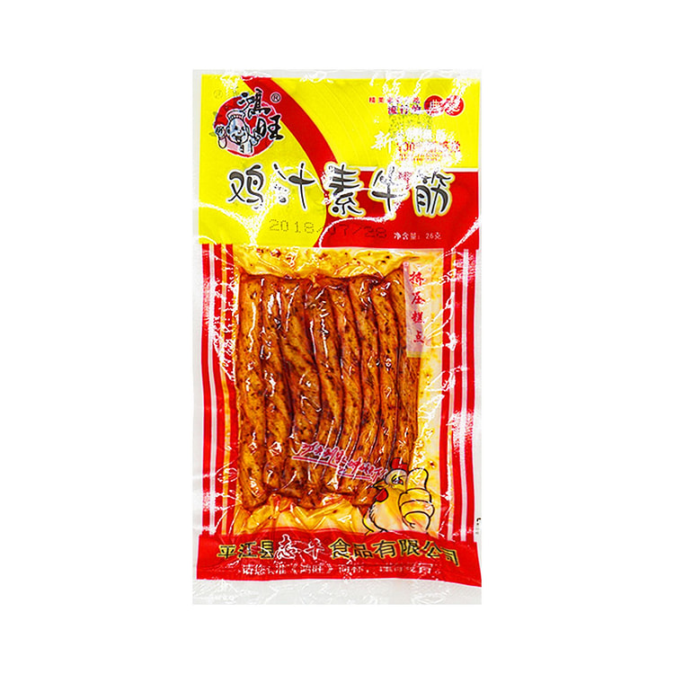 【美国直邮】鸿旺 鸡汁素牛筋麻辣条（小麦粉制品） (min 9)