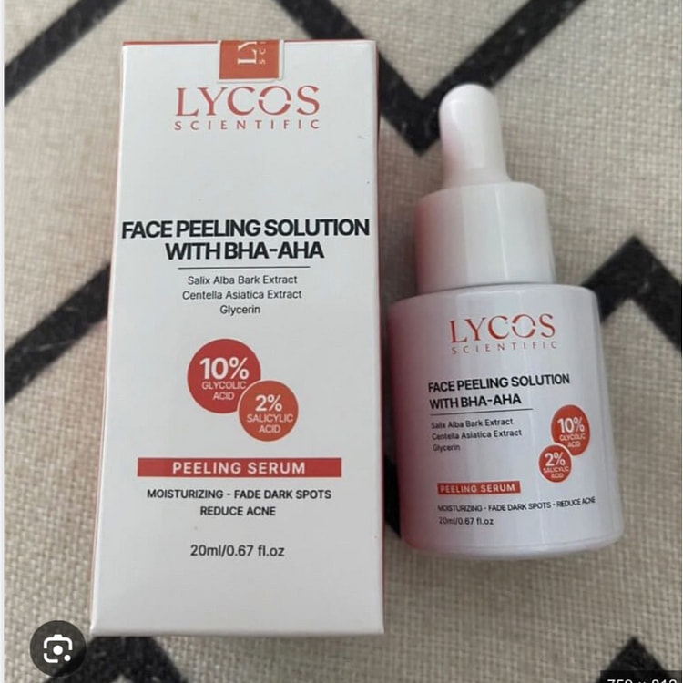 LYCOS 面部去角质溶液精华液 20ml。