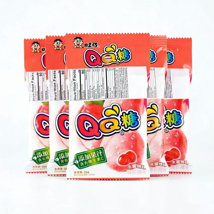 旺旺 旺仔QQ糖 水蜜桃味20g*5包 1 份