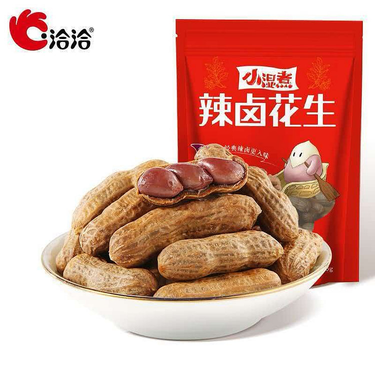洽洽小湿煮辣卤花生258g下酒菜休闲零食 258 克