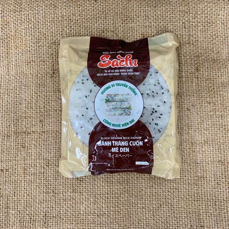 BÁNH TRÁNG CUỐN MÈ ĐEN 200 g