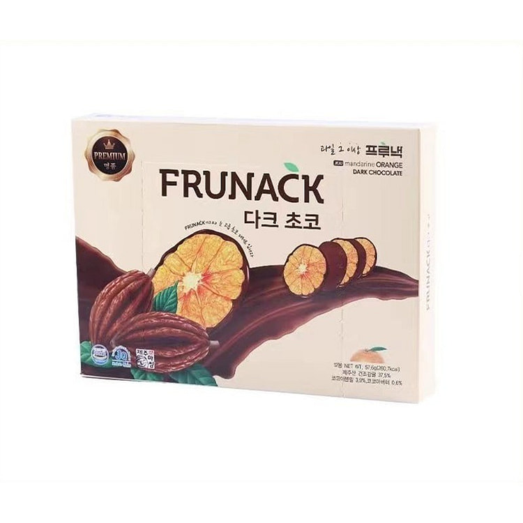 福禄奈FRUNACK 巧克力柑橘片（黑巧克力味） 57.6 克