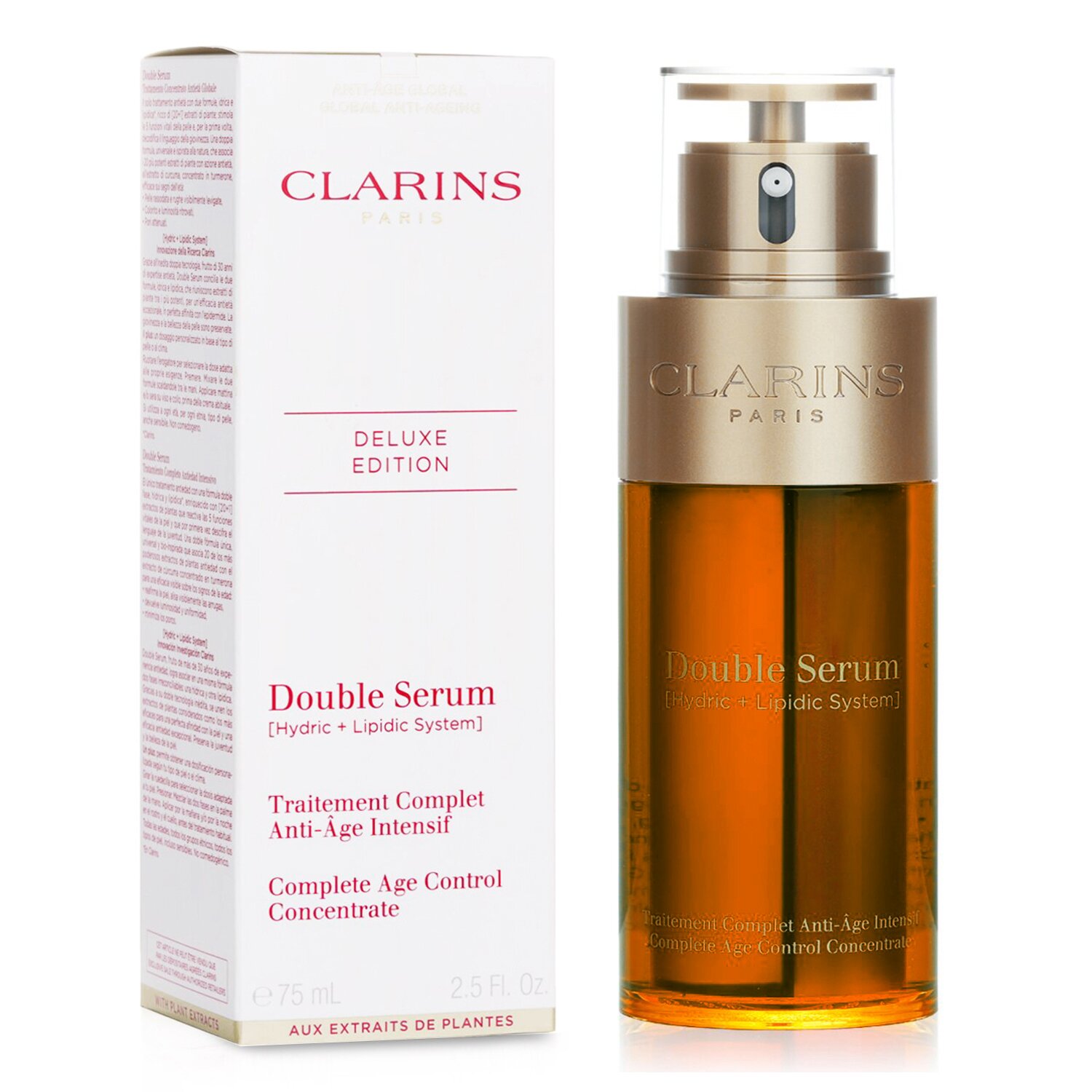 CLARINS ダブルセラム 75ml デラックスエディション 【公式通販】