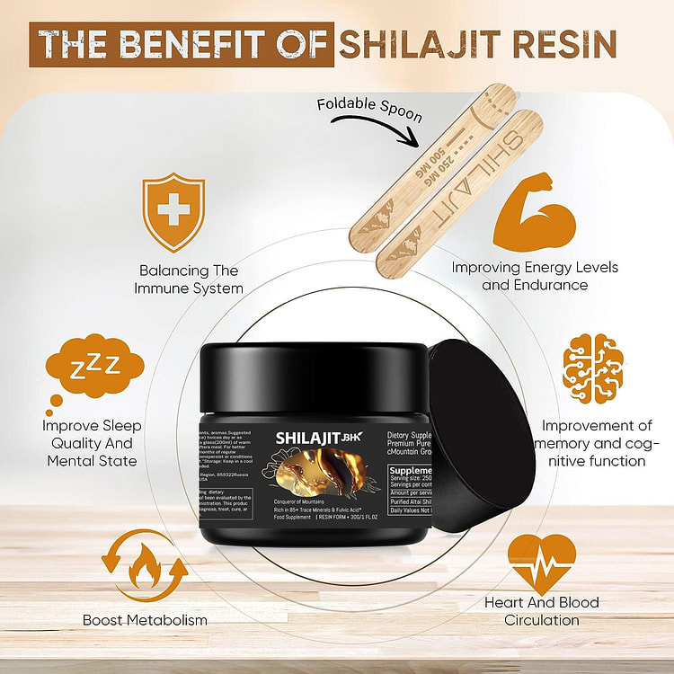 喜马拉雅精华有机全天然 Pure Himalayan Shilajit resin