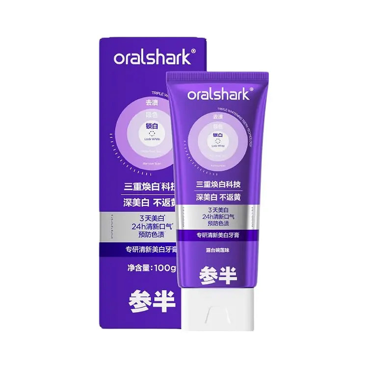 参半清新美白牙膏100g 1 份