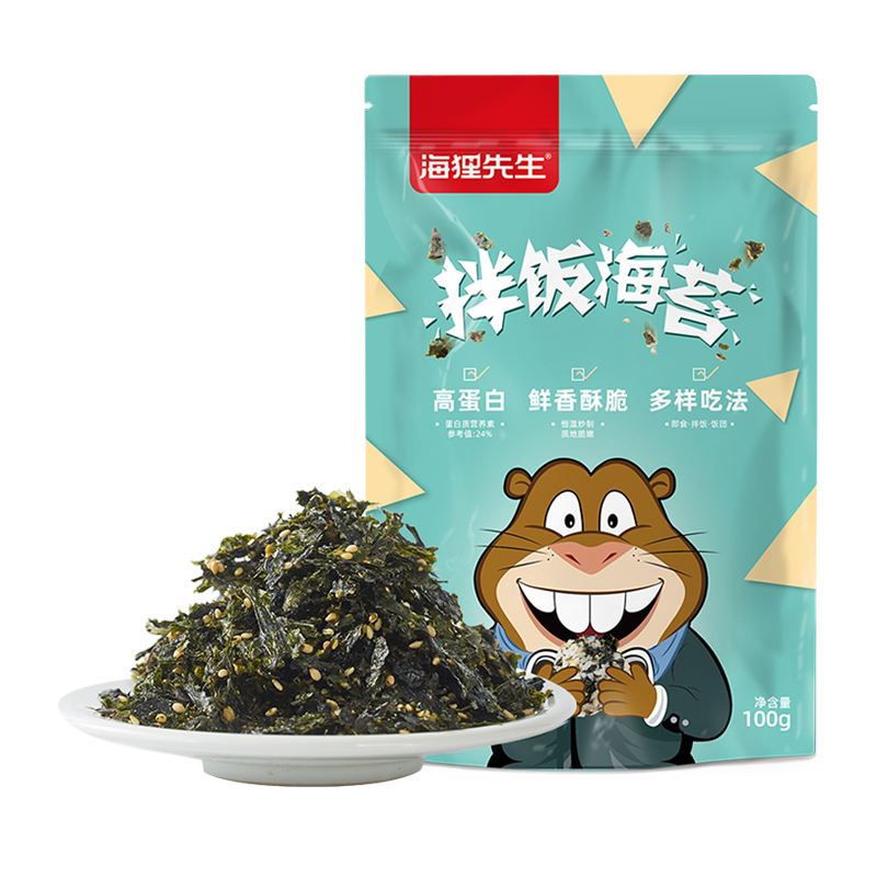 Mr Animal Ripped Mr. Beaver Bibimbap seaweed shredded 100g*1 bag - Weee!