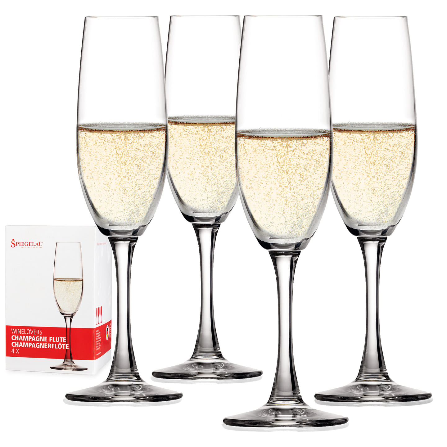 Spiegelau Wine Lovers 6.7 oz Champagne flute (set of 4) 6.7 fl.oz