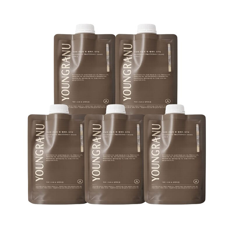 YOUNGRANU Protein RT Shake Cocoa Flavor 5 Packs 45 g