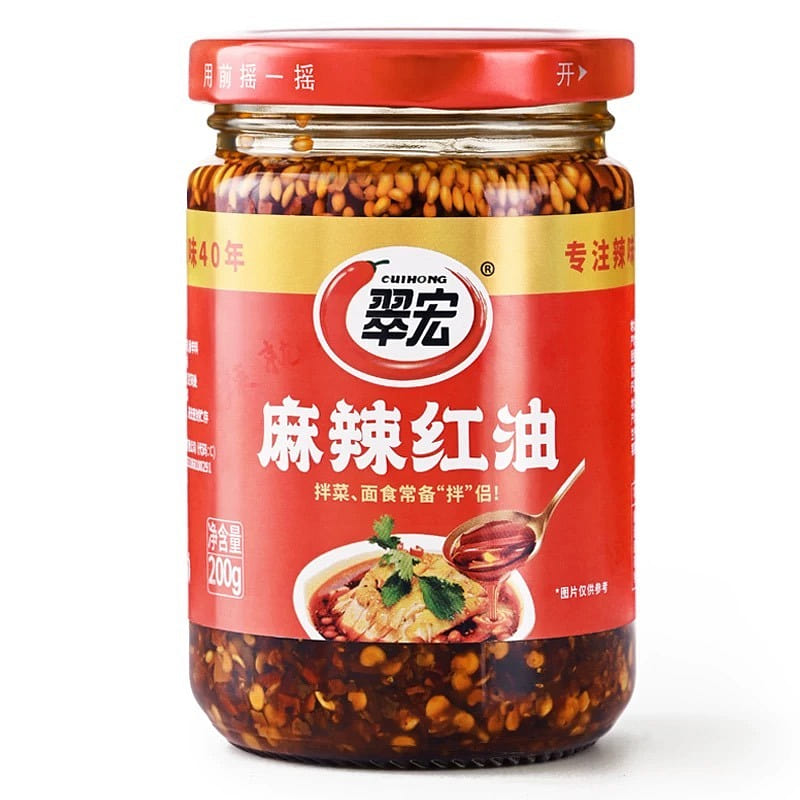 翠宏红油拌菜料 【麻辣红油】 200 克