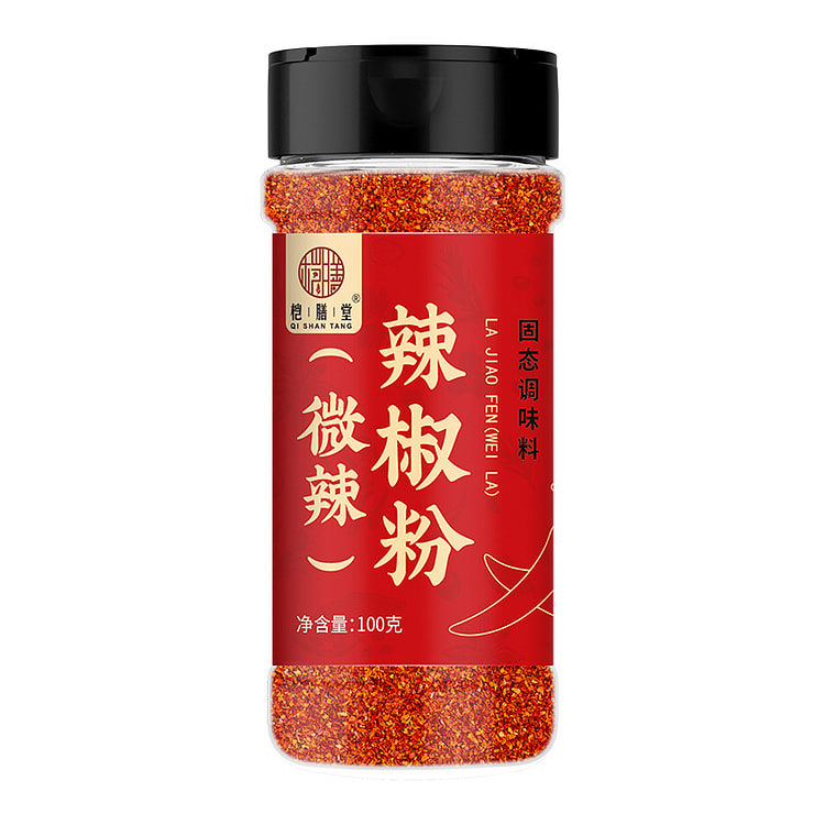 桤膳堂小米辣椒辣椒粉微辣100克*1瓶