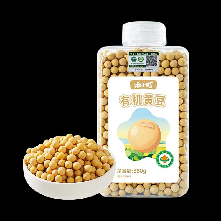 禾小町五常有机黄豆380g*1瓶东北大豆打豆浆 380 克