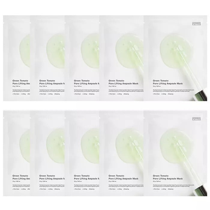 Sungboon Green Tomato Pore Lifting Ampoule Mask 10 each