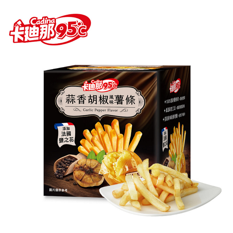 台湾【卡迪那】95℃薯条(蒜香胡椒) 5包/盒