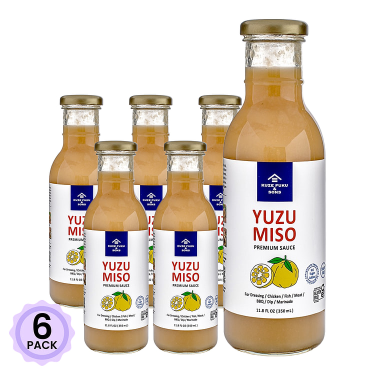 Kuze Fuku & Sons 柚子味噌酱 11.8 液盎司*6 包