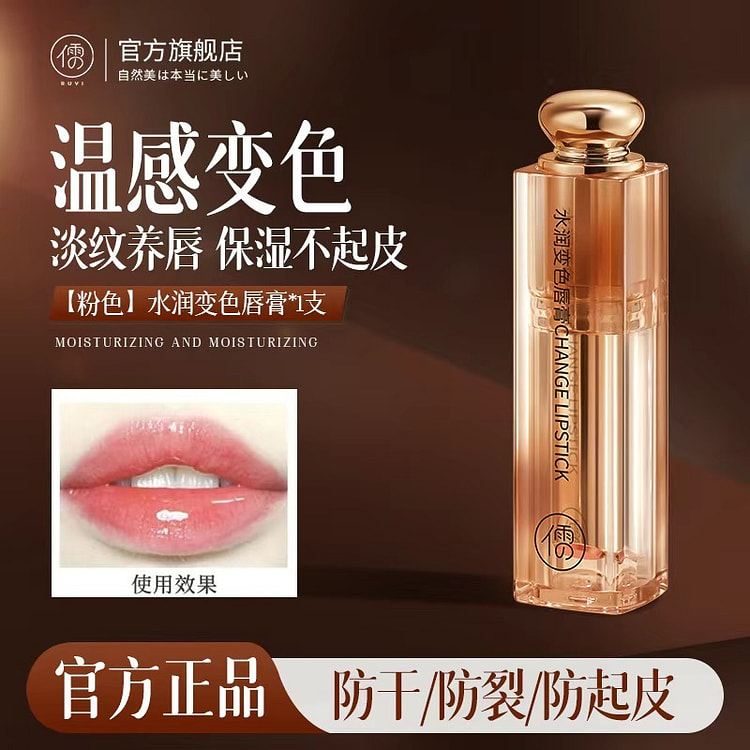 Color changing lipstick, light lip lines, nourish,