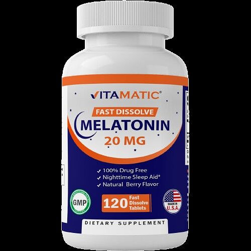 Melatonin 20mg Fast Dissolve 120 Tablets