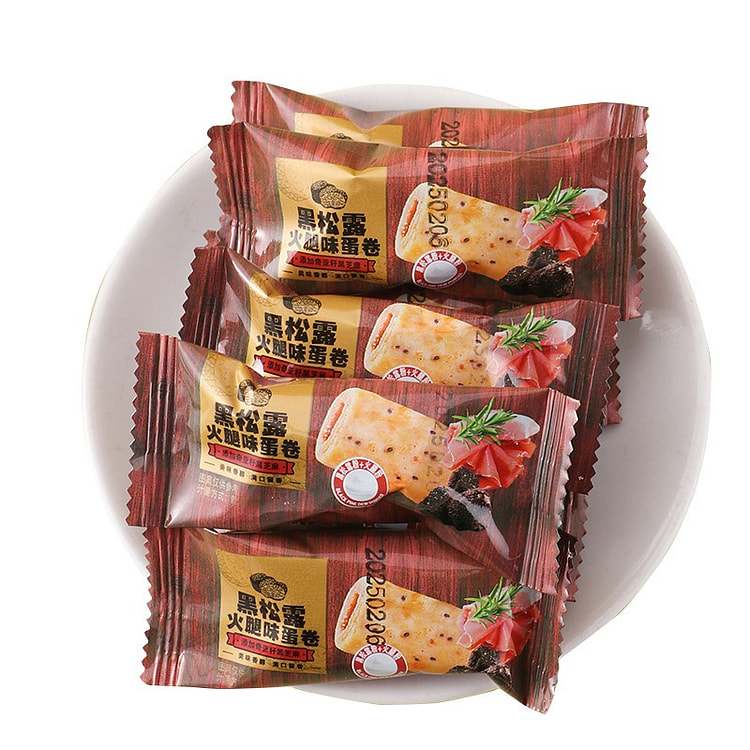 Black truffle and ham flavored egg rolls 400 g