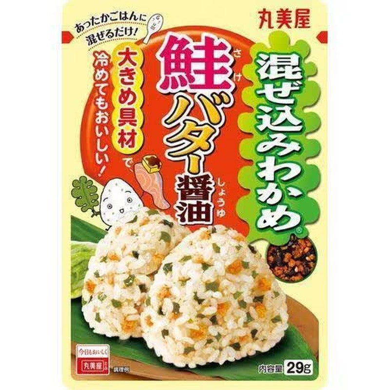 Marumiya Mixed Seaweed Salmon Butter Soy 29g 1 each