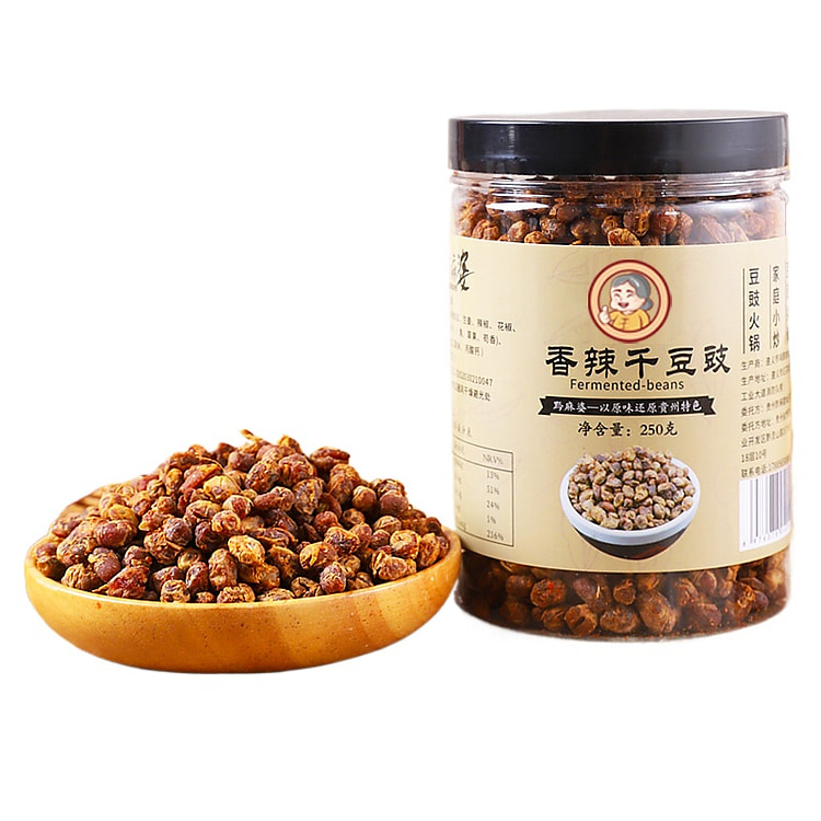 黔麻婆黄豆豉香辣味250g*1瓶 250 克